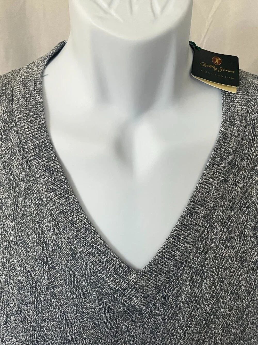 🏌️ NWT Bobby Jones Golf Sweater Vest Men's 2XL XXL Blue Pullover NEW 🏌️
